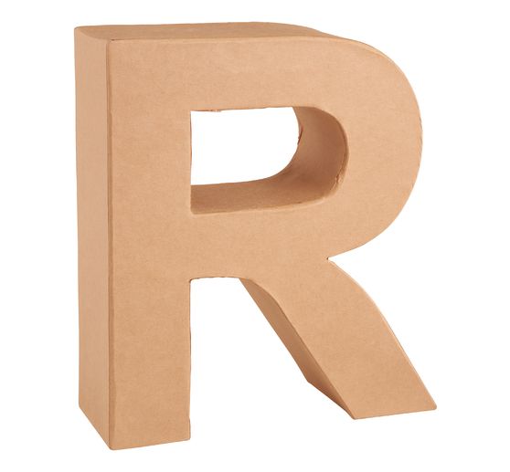 Lettre en papier mâché