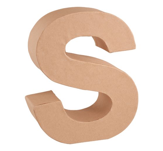 Lettre en papier mâché