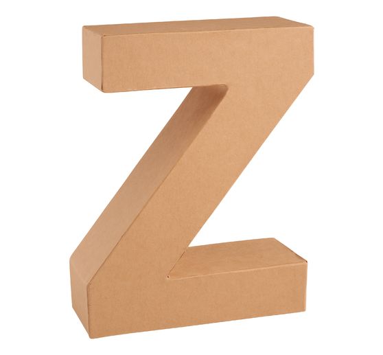 Lettre en papier mâché