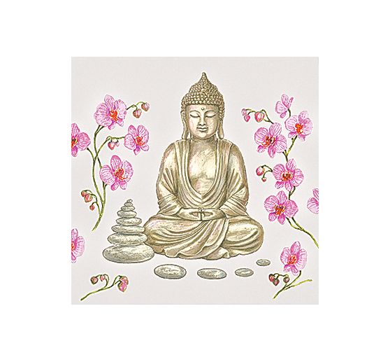 Serviette « Bouddha Zen »