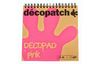 Bloc de papiers Décopatch « Décopad Pink », 48 f., 12 motifs