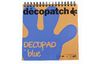 Bloc de papiers Décopatch « Décopad Blue », 48 f., 12 motifs