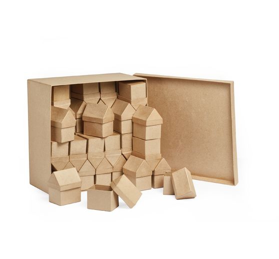 40 boîtes en carton "Maison", VBS emballage en gros