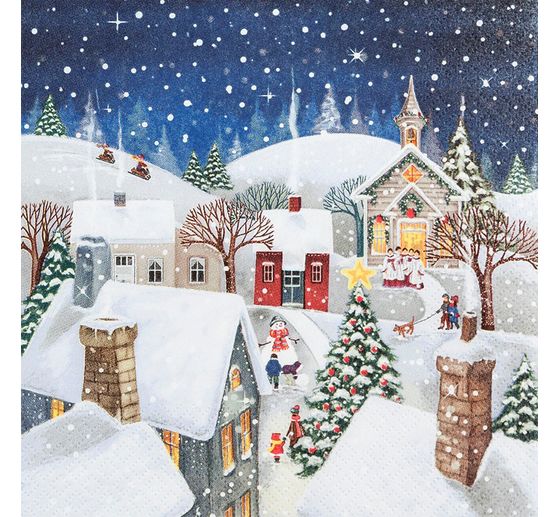 Serviette « Conte de Noël »
