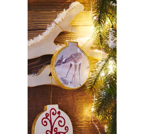VBS Decoration pendant "Christmas Balls", flat