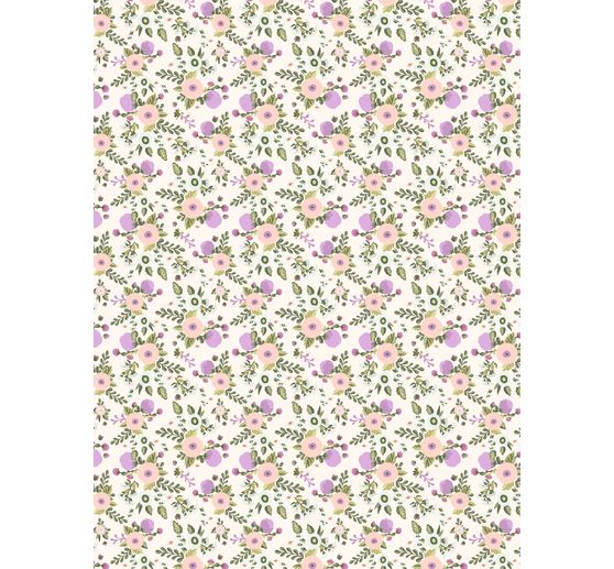 Papier Décopatch « Fleurs violet pastel », 3 pc.