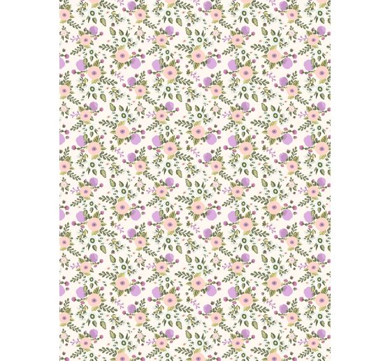 Décopatch paper "Flowers Purple Pastel," three of them