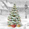 Serviette « Noël enneigé »