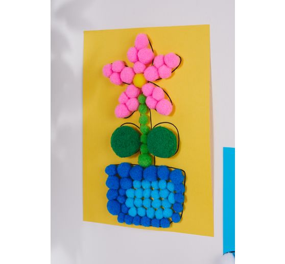 Pompons VBS « Couleurs et tailles variées », 1000 pc.
