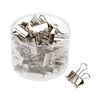 Pinces double clip VBS, 19 mm, 40 pc. Argent