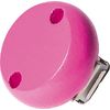 Clip en bois pour attache-sucette Rose fuchsia