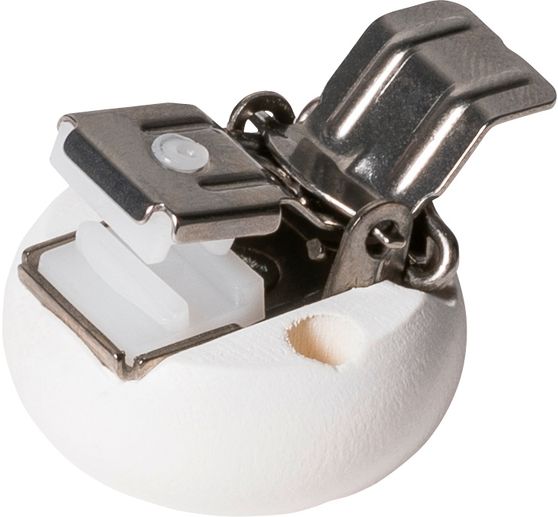 Clip en bois pour attache-sucette