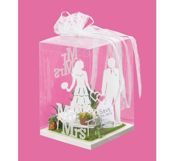 Box for money and voucher gifts, Transparent