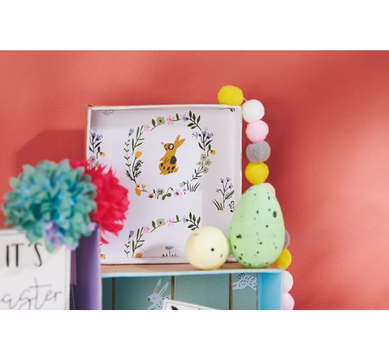 Œufs VBS « Mouchetés - Mix de couleurs & tailles », 38 pièces