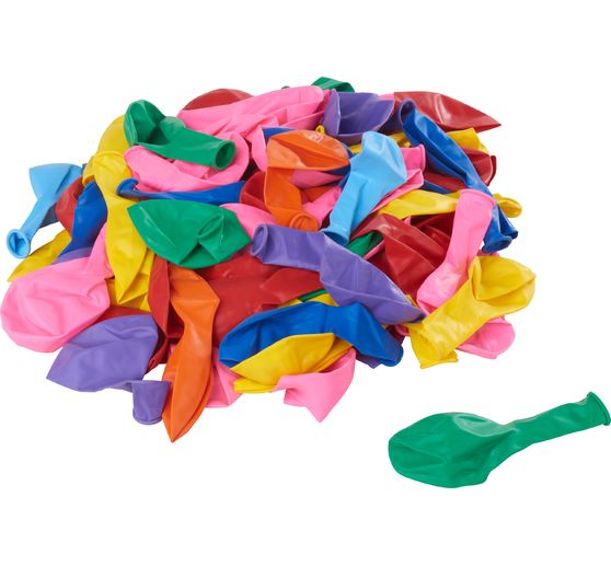 Ballons de baudruche VBS « Multicolore », 100 pc. - VBS Hobby