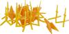 VBS Chicken beak and feet, 8 sets