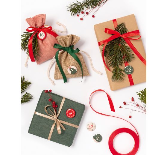Chiffres calendrier de l’Avent « Buttons »