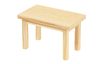 Table en bois miniature, rectangulaire