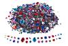 Assortiment de pierres décoratives VBS « Formes et couleurs variées », 430 g