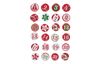Chiffres calendrier de l’Avent « Buttons »