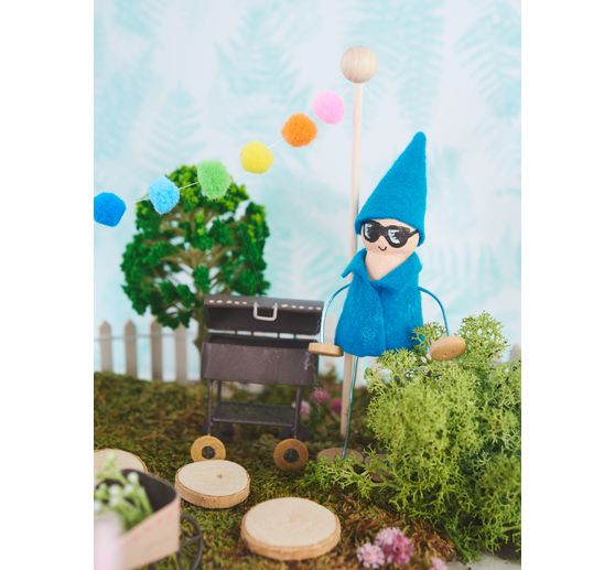 Barbecue à couvercle miniature « Lyss », env. H 7 cm