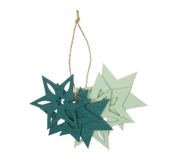 Mini-étoiles en feutrine « Riwne »