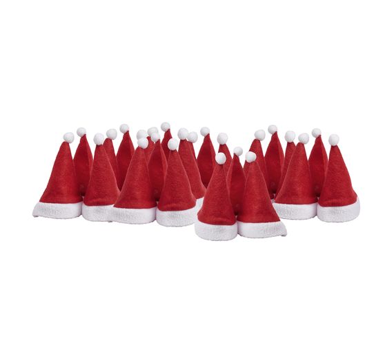 24 bonnets de Noël VBS pour tête Ø 8 cm, Gros acheteurs VBS