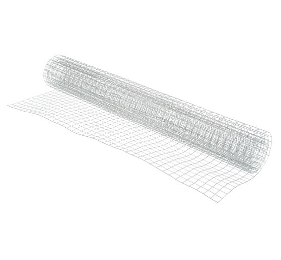 Grillage Galvanisé VidaXL 1x10m - Mailles 25x25mm, Fil 0.71mm - Clôture, Volière, Protection