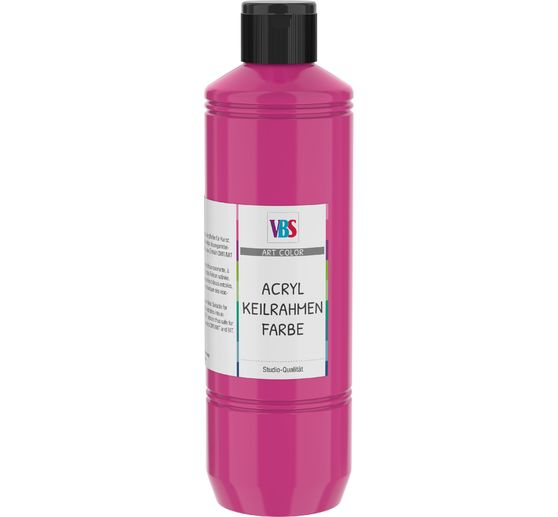 Peinture acrylique VBS pour châssis entoilés 
