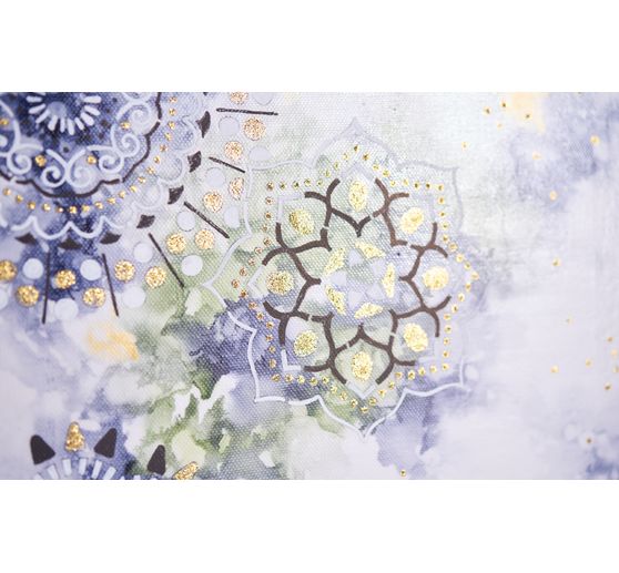 Pochoir « Mandala Flowers », A4