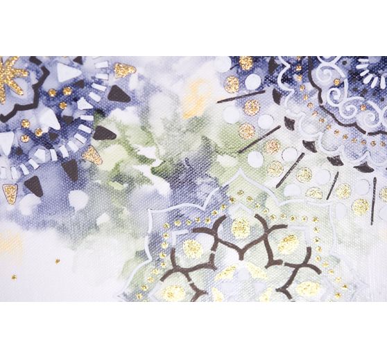 Pochoir « Mandala Flowers », A4