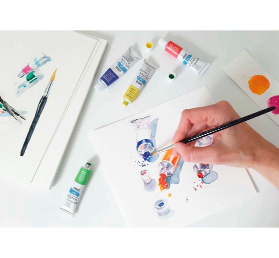 Set de peintures aquarelles el Greco KREUL, 12 x 12 ml