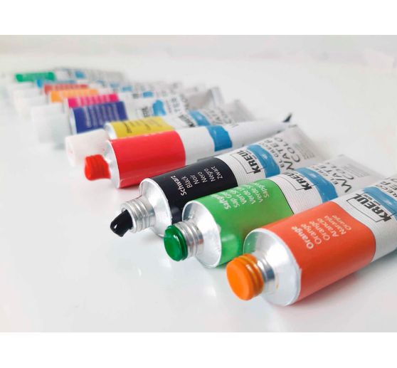 Set de peintures aquarelles el Greco KREUL, 12 x 12 ml