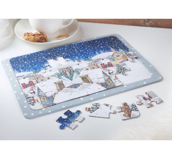 Puzzle vierge VBS, 29 x 21 cm, 35 pièces