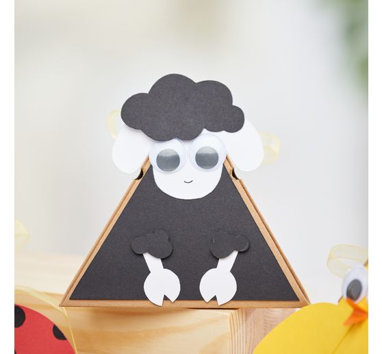 VBS Kraft cardboard gift box "Pyramid"