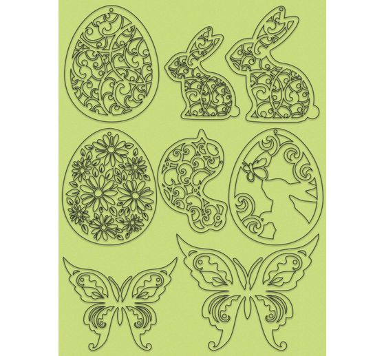 Decoration set "Easter", pastel