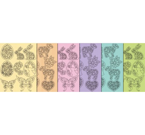 Decoration set "Easter", pastel