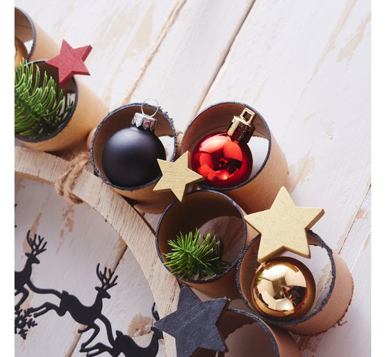 VBS Christmas balls "Mini" made of plastic, &Oslash; 3 cm