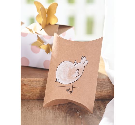 Boîtes en carton VBS « Papillon », 4 pc.