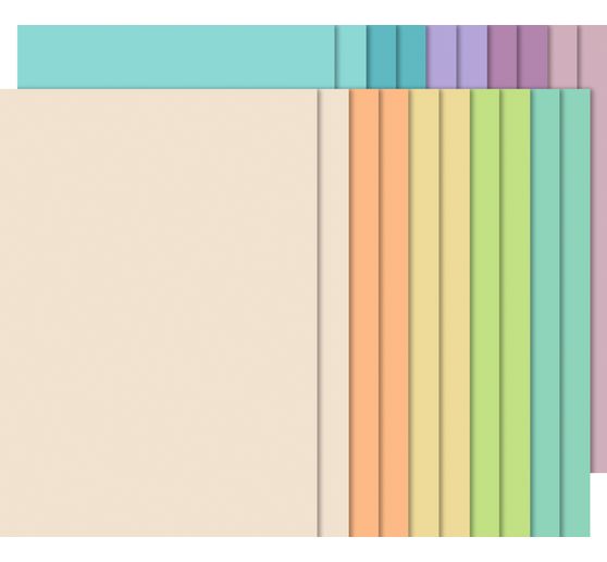 Bloc de papier teinté « Pastel »