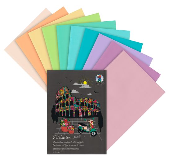 Bloc de carton photo « Pastel »