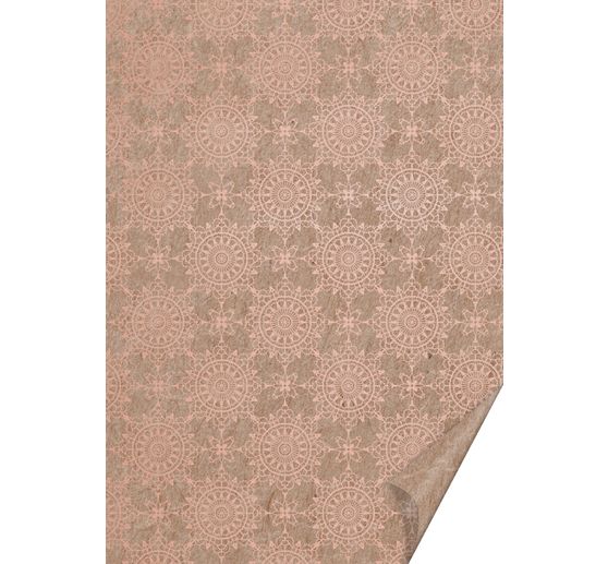 Carton naturel Ornements, 50 x 70 cm, 220g/m²