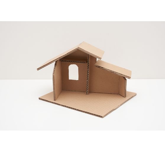 Carton ondulé double cannelure, 2 x cm