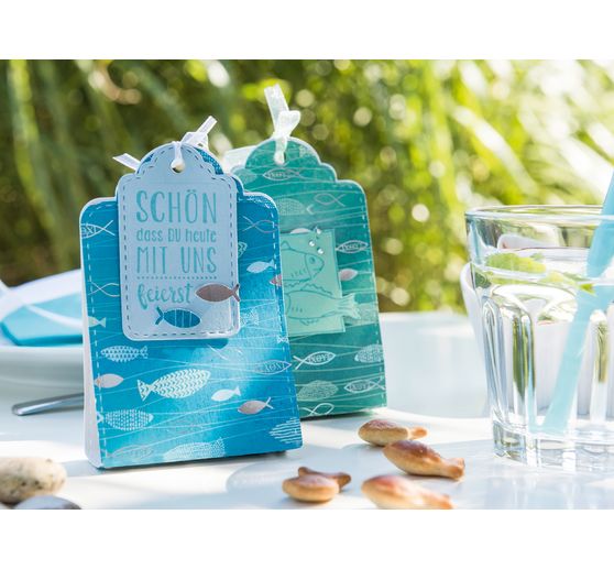 Papier cartonné « Hotfloil » Poissons