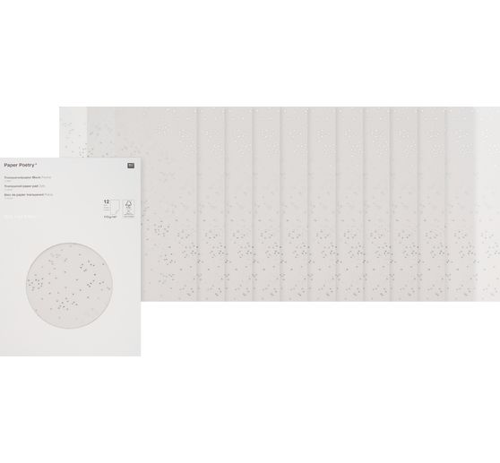 Papier transparent « Pois »