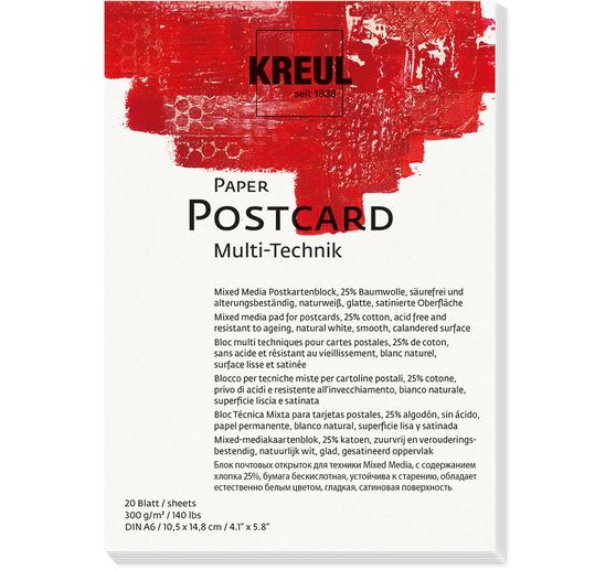Paper Postcard KREUL, A6
