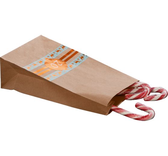 Set calendrier de l''Avent « Papier kraft », à usage alimentaire