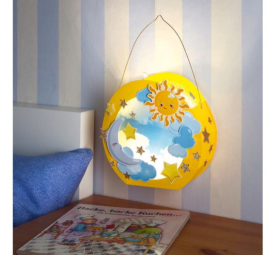 Set lanterne « Soleil, lune et étoiles »