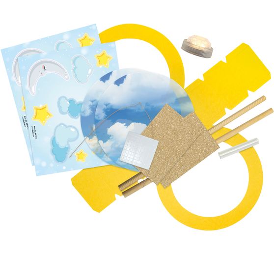Set lanterne « Soleil, lune et étoiles »