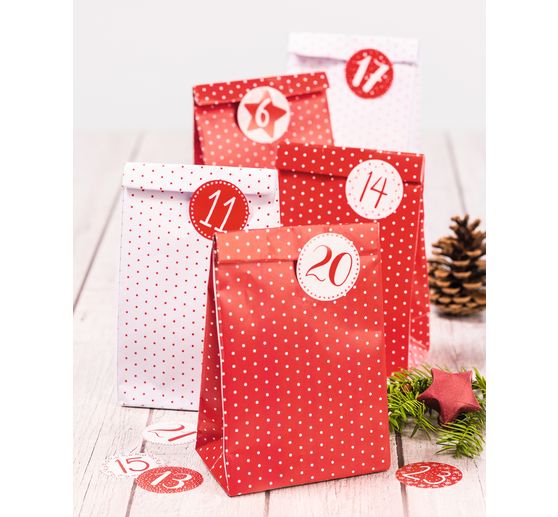 Set calendrier de l'Avent « Pois »